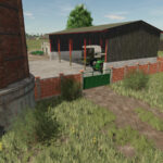 Brick Fence And Metal Gate3