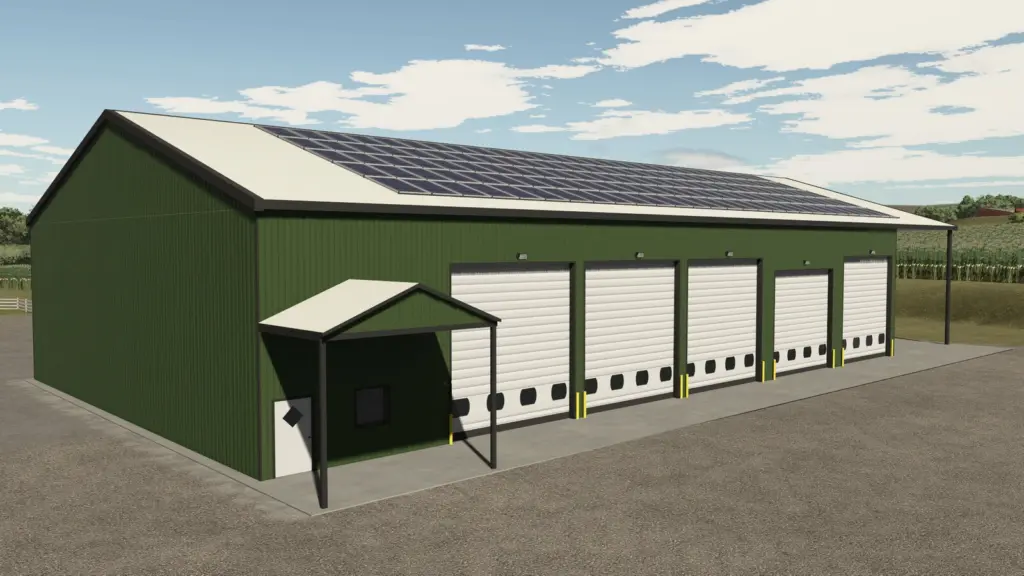 Garage With Solar Panels v1.0
