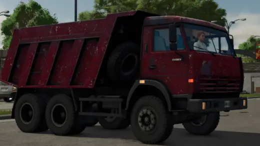 KamAZ 65115 Red v1.0