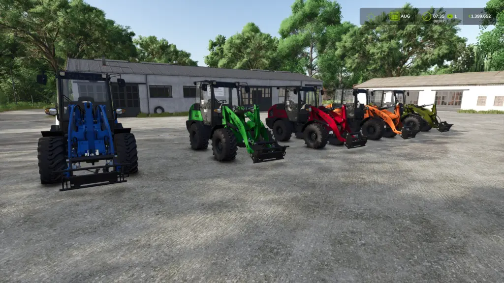 Kubota Pack with front loader attachments in multicolor v1.0.0.2