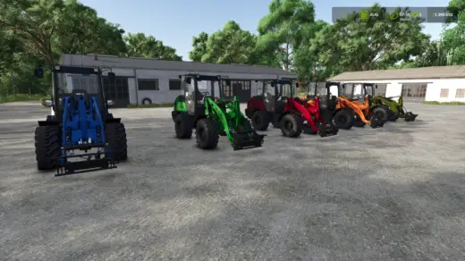 Kubota Pack with front loader attachments in multicolor v1.0.0.2
