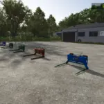 Kubota Pack with front loader attachments in multicolor v1.0.0.23