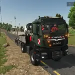 MAN TGS 18 with 4x4 and Crane v1.03