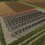 Metal Fence With Gates Pack V0.93