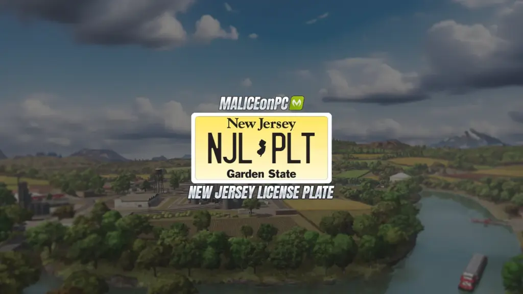 New Jersey License Plate
