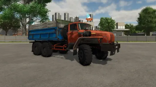 Ural 4320 and trailer3