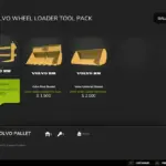 Volvo Wheel Loader Tool Pack 1.0