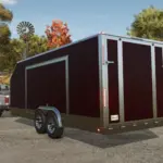 2 Axle Enclosed Trailer v22