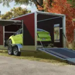2 Axle Enclosed Trailer v23