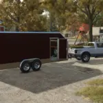 2 Axle Enclosed Trailer v25