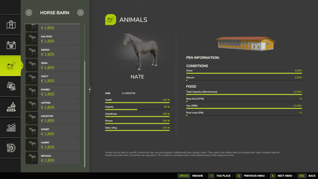 Better Horse Value