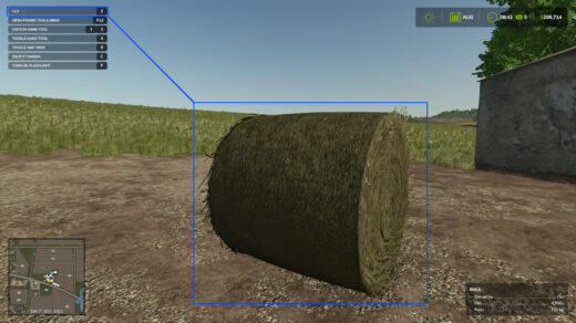 Cut Open Bale