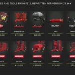 FS19 Vehicles and Tools (H-K)