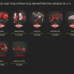 FS19 Vehicles and Tools (H-K)