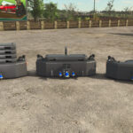 Hi-Vis LED-Lights Tractor Front Weight