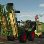 Krone Front Windrower2