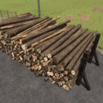 Log Piling Area With Invisible Wall3