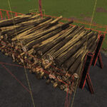Log Piling Area With Invisible Wall4