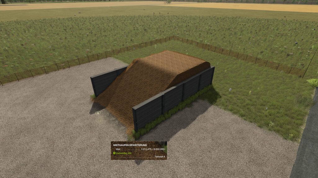 Manure area for animal stables V1.0
