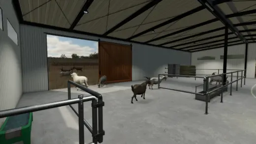 Modern Metal Sheep Barn v1.0
