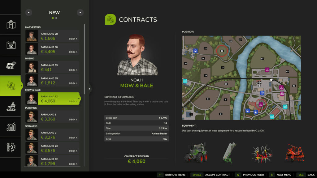 Mow Bale Contracts