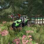 Old trailer with beehives2