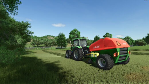 Orkel GP1260, New Holland Roll Baler 125 And Case IH RB 544 V1.0