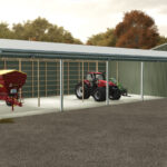 40x120 Implement Shed