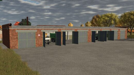 Brick garage x8