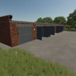 Brick garage x84