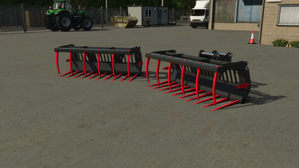 Excavator/Frontloader Manure Grab V1.0
