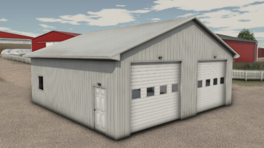 Garage With Tool Table