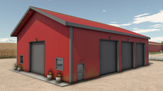Garage With Workshop