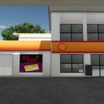 Gas station with car wash2