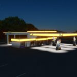 Gas station with car wash5