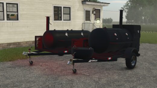 Gorilla BBQ Smoker Trailer Pack