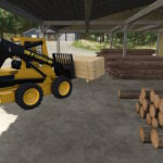 New Holland L555 and John Deere 675/B