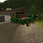 New Holland L555 and John Deere 675/B
