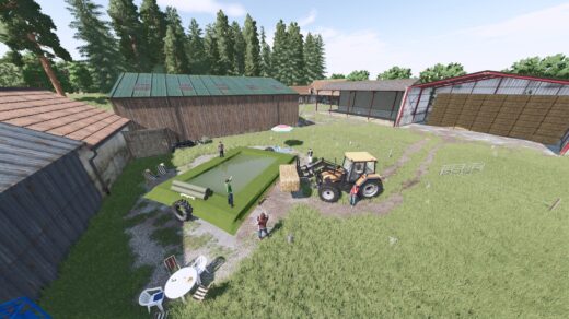 Placeable swimming pool