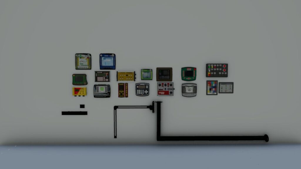 Set of terminals, GPS and supports V1.0