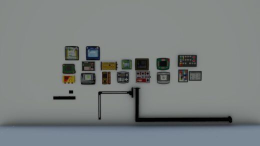 Set of terminals, GPS and supports V1.0