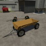 Wooden homemade trailer