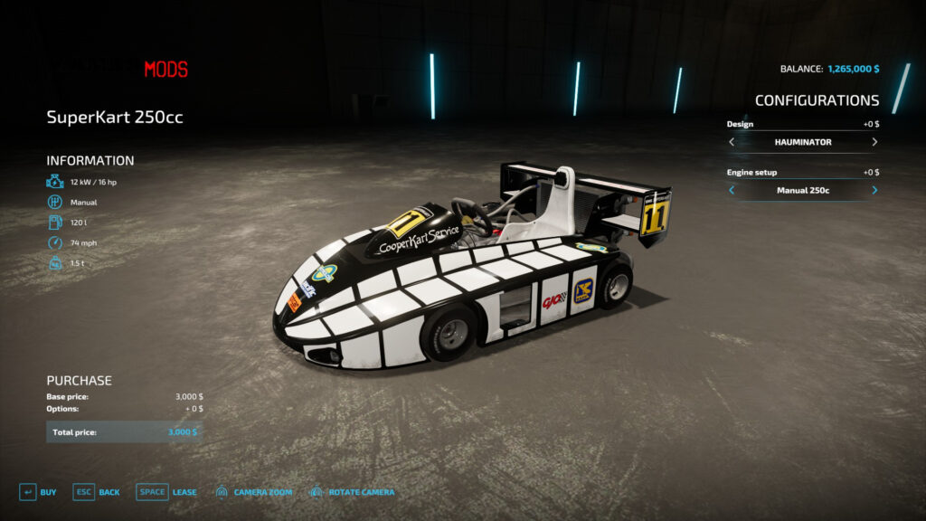 supercart 250cc