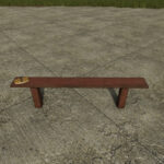 Bench With Horse Brush Holder3