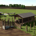 Cow Pasture With Milking Barn