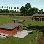 Cow Pasture With Milking Barn2