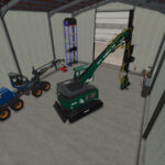Forestry Machinery Hall With Workshop2