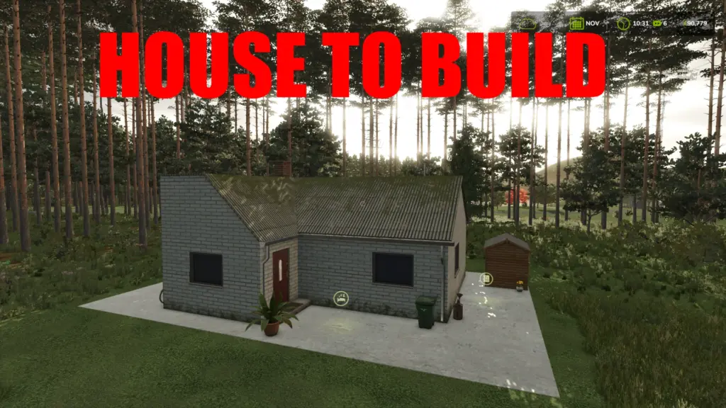 HOUSE TO BUILD