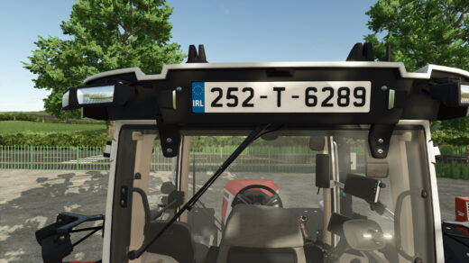 Irish License Plates (Prefab*) V1.0