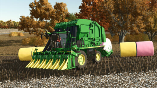John Deere 7760/CP690 Roller Pickers V1.0